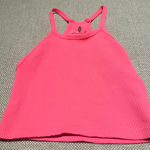 Happiness Runs Long Crop Tank in Pink. Never worn. Don’t sell online anymore. - Picture 1 of 4